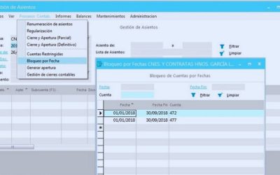¿Cómo se bloquea una subcuenta en Ahora ERP?