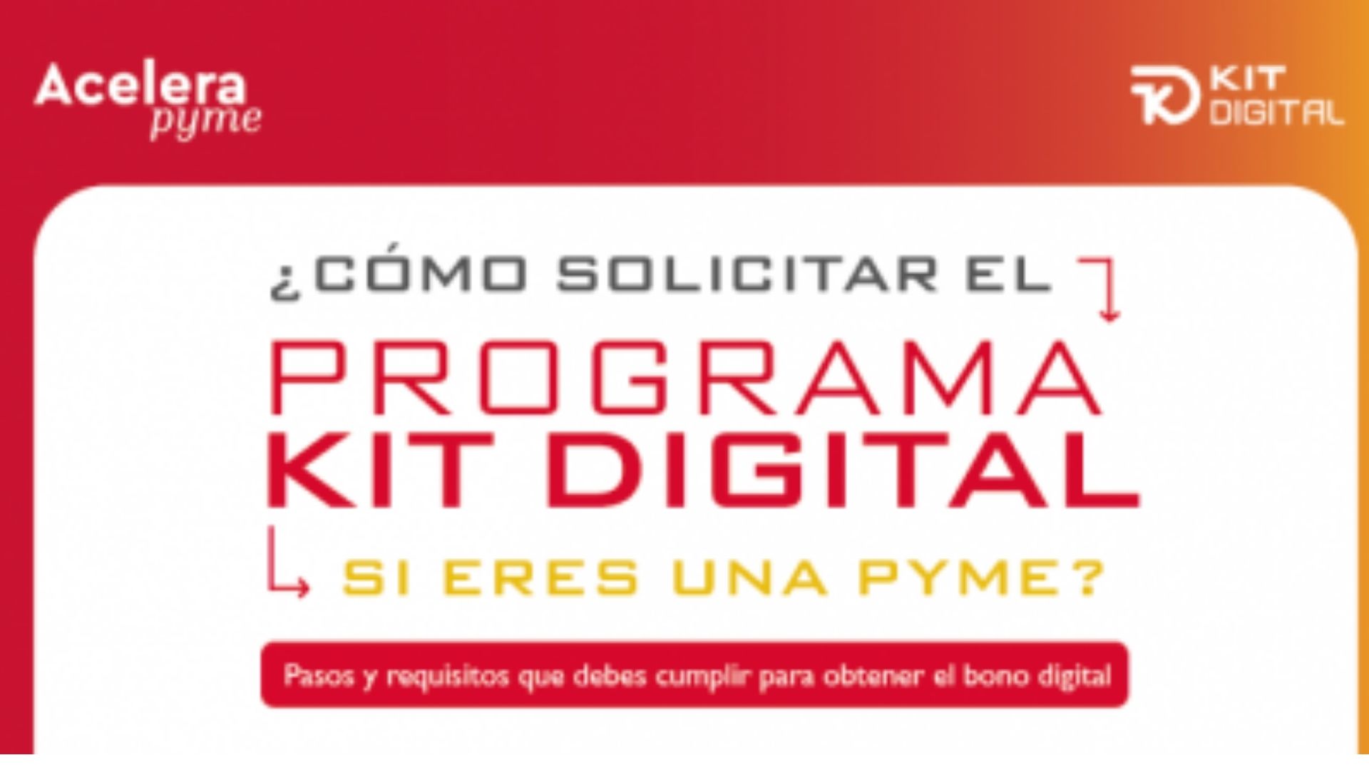 Arranca la 1ª Convocatoria de ayudas del Programa Kit Digital ...