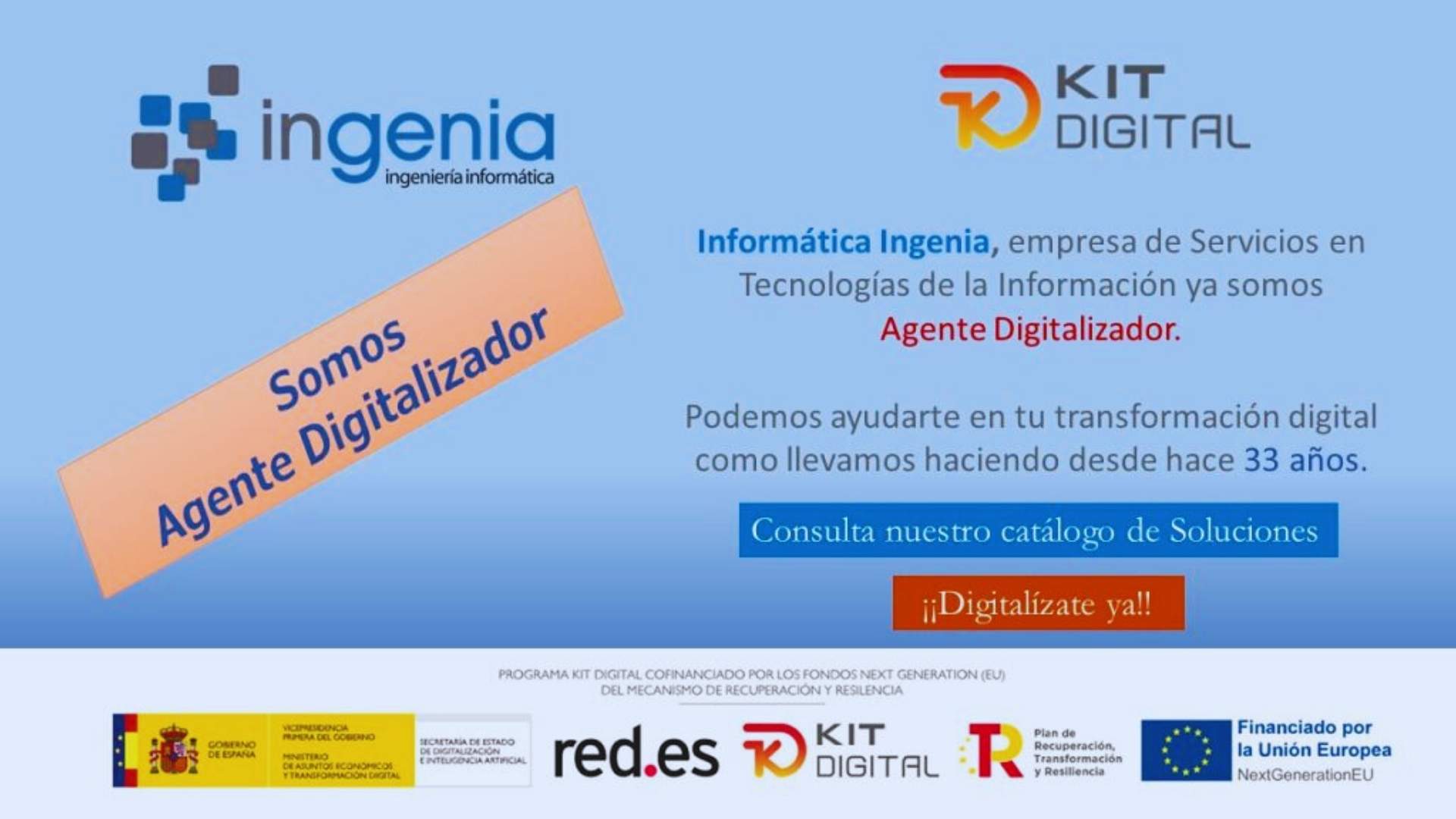 Ya somos agente digitalizador - Informática Ingenia