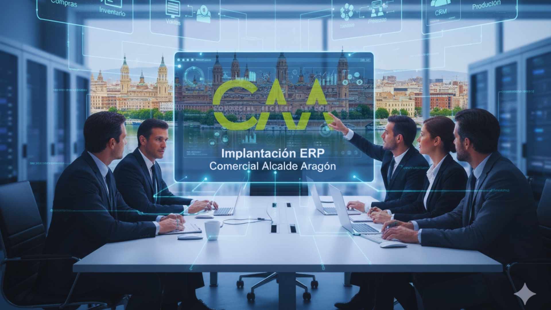 casos de exito - chatbot vortex Implantación ERP Ahora One - Comercial Alcalde Aragón